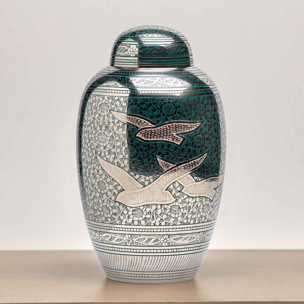 Portia Brass Urn